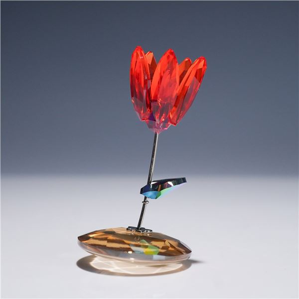 Swarovski Crystal Rocking Flower Figurine, Kim Tulip