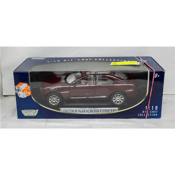 MOTOR MAX LINCOLN NAVICROSS CONCEPT 1:18 SCALE