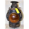 Image 1 : ANTIQUE 1909 CNR 2 COLOUR LANTERN - RAILWAY