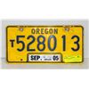 Image 1 : OREGON PLATE