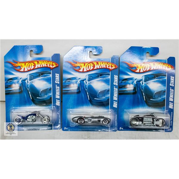 ESTATE LOT OF 3 UNSEARCHED HOTWHEELS