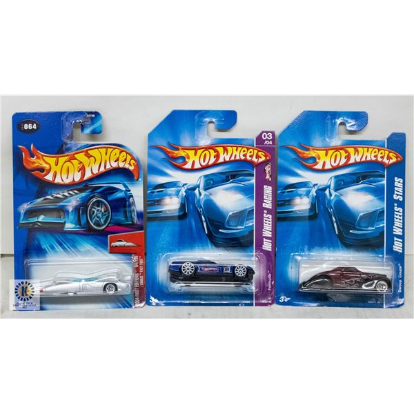 ESTATE LOT OF 3 UNSEARCHED HOTWHEELS