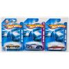 Image 1 : ESTATE LOT OF 3 UNSEARCHED HOTWHEELS