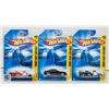 Image 1 : ESTATE LOT OF 3 UNSEARCHED HOTWHEELS