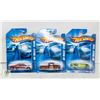 Image 1 : ESTATE LOT OF 3 UNSEARCHED HOTWHEELS