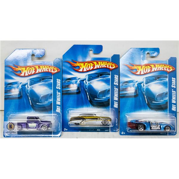ESTATE LOT OF 3 UNSEARCHED HOTWHEELS