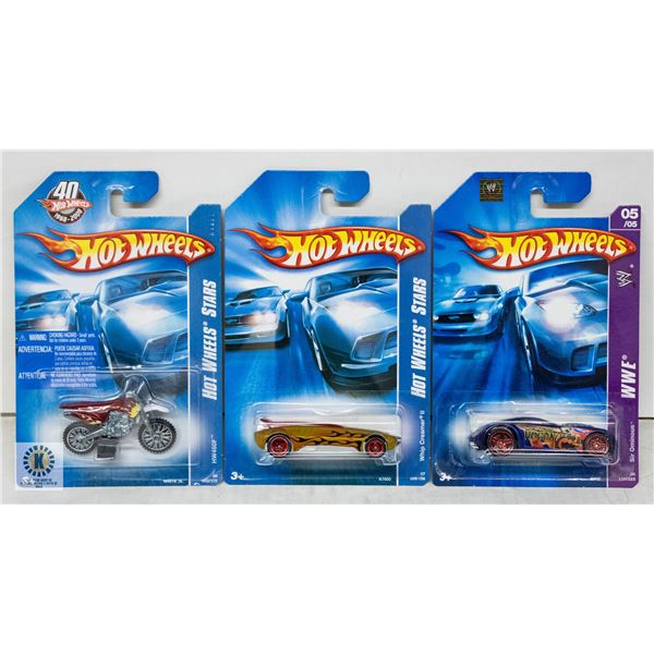 ESTATE LOT OF 3 UNSEARCHED HOTWHEELS
