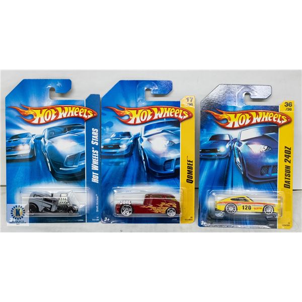 ESTATE LOT OF 3 UNSEARCHED HOTWHEELS