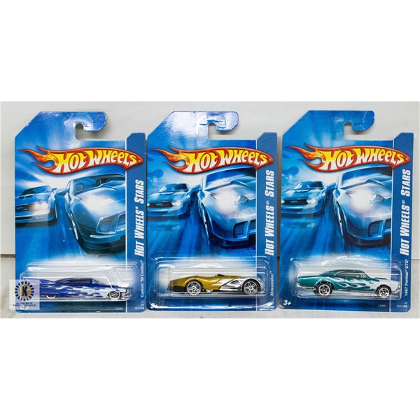 ESTATE LOT OF 3 UNSEARCHED HOTWHEELS