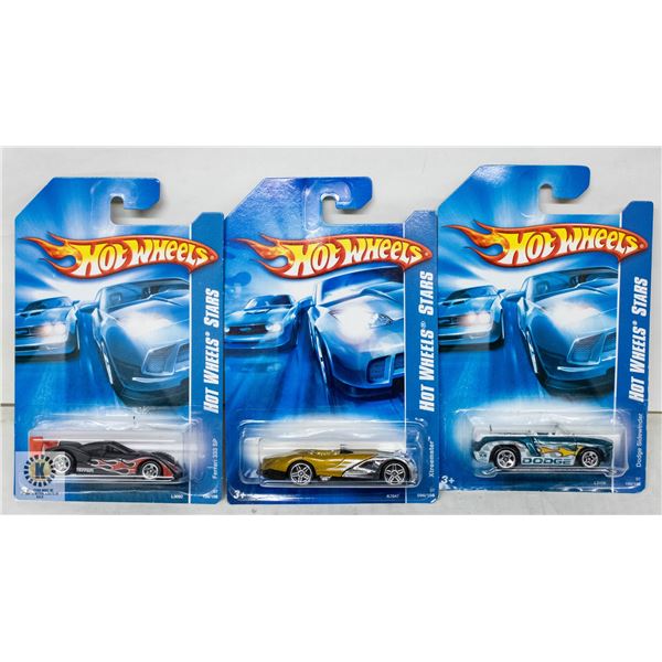 ESTATE LOT OF 3 UNSEARCHED HOTWHEELS