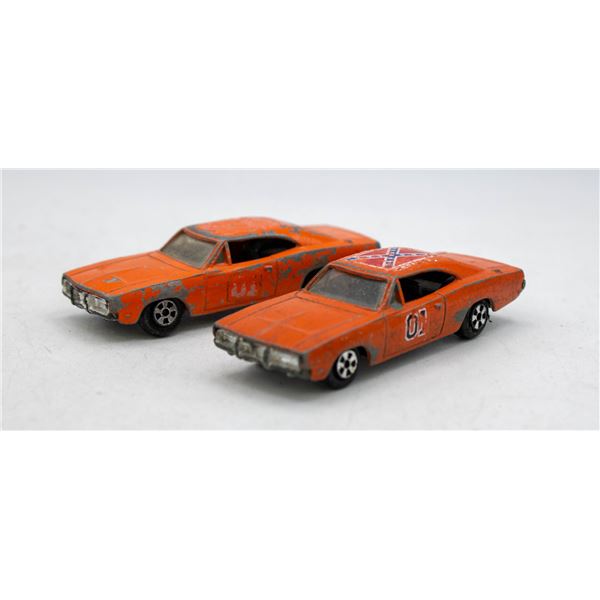 LOT OF 2 ERTL GENERAL LEE'S DUKES OF HAZARD