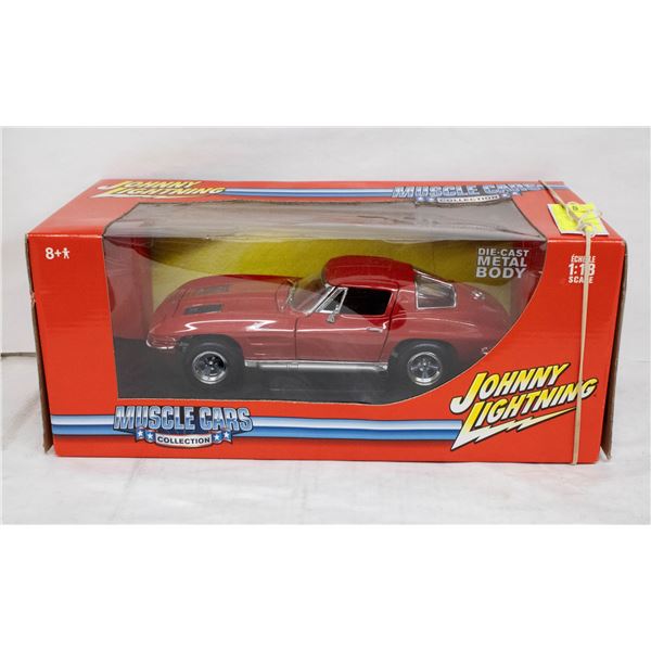 JOHHNY LIGHTNING 1963 CHEVY CORVETTE 1:18 SCALE