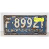 Image 1 : 1951 ALBERTA PLATE