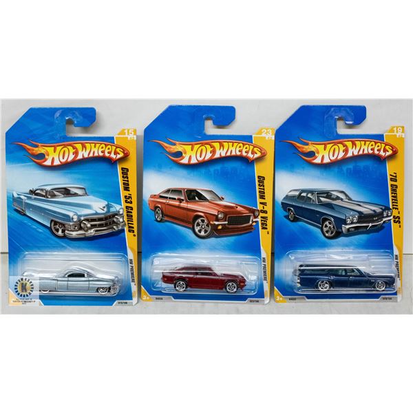 ESTATE LOT OF 3 UNSEARCHED HOTWHEELS