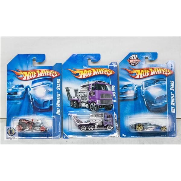 ESTATE LOT OF 3 UNSEARCHED HOTWHEELS