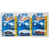 Image 1 : ESTATE LOT OF 3 UNSEARCHED HOTWHEELS