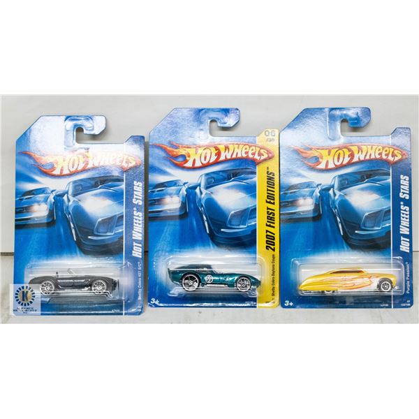 ESTATE LOT OF 3 UNSEARCHED HOTWHEELS