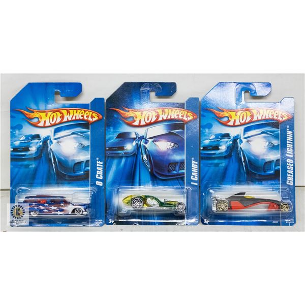 ESTATE LOT OF 3 UNSEARCHED HOTWHEELS