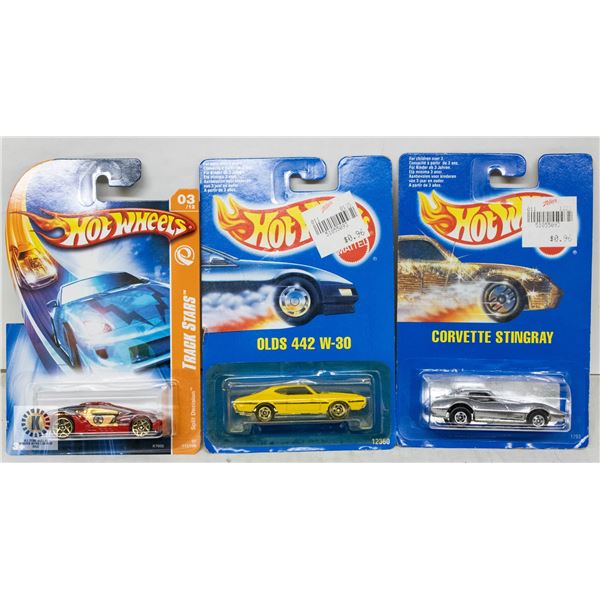 ESTATE LOT OF 3 UNSEARCHED HOTWHEELS