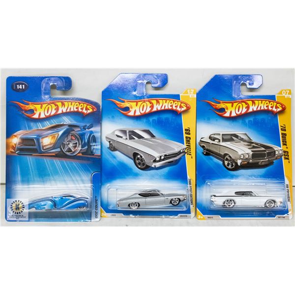 ESTATE LOT OF 3 UNSEARCHED HOTWHEELS