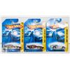 Image 1 : ESTATE LOT OF 3 UNSEARCHED HOTWHEELS