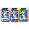 Image 1 : ESTATE LOT OF 3 UNSEARCHED HOTWHEELS