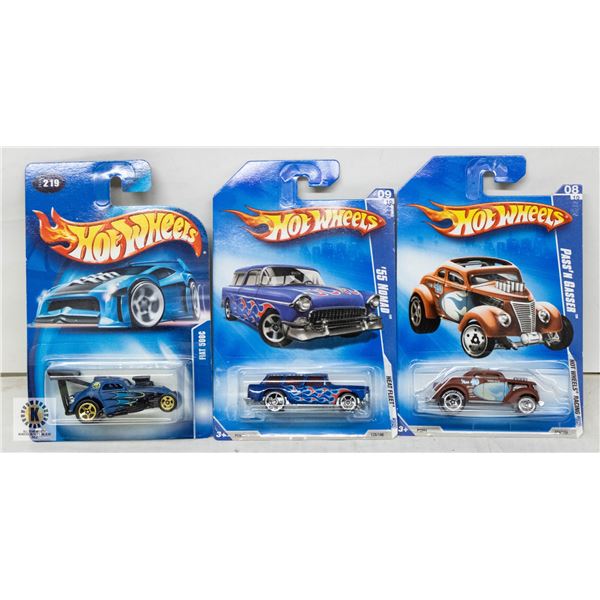 ESTATE LOT OF 3 UNSEARCHED HOTWHEELS