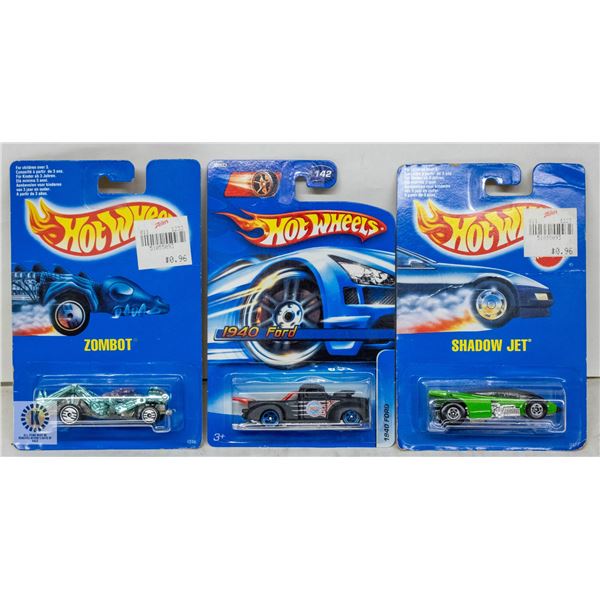 ESTATE LOT OF 3 UNSEARCHED HOTWHEELS