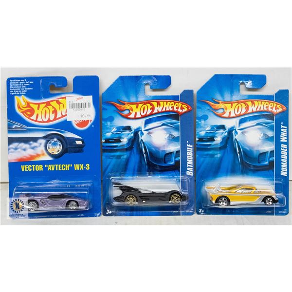 ESTATE LOT OF 3 UNSEARCHED HOTWHEELS