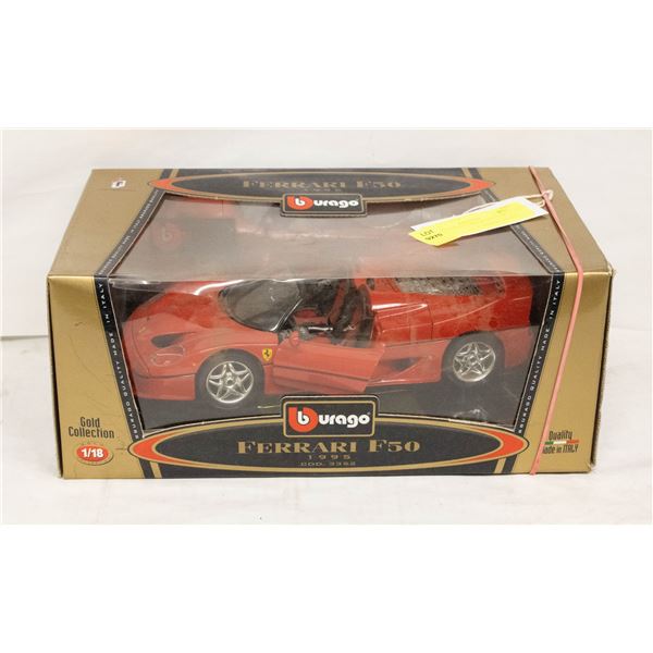 BURAGO 1995 FERRARI F50 1:18 SCALE