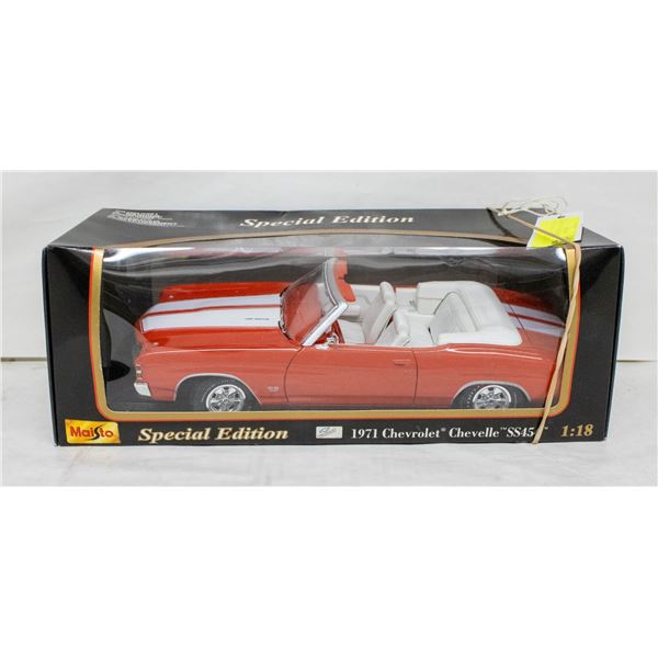 MAISTO 1971 CHEVROLET CHEVELLE SS 454 1:18 SCALE