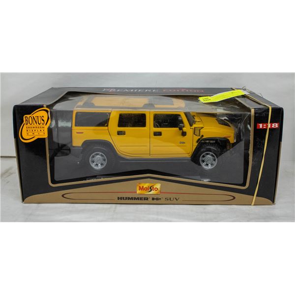 MAISTO HUMMER H2 SUV 1:18 SCALE DIE CAST CAR
