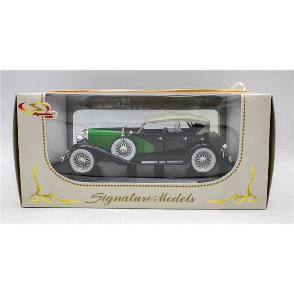 SIGNATURE MODELS 1934 DUESENBURG DIE CAST CAR