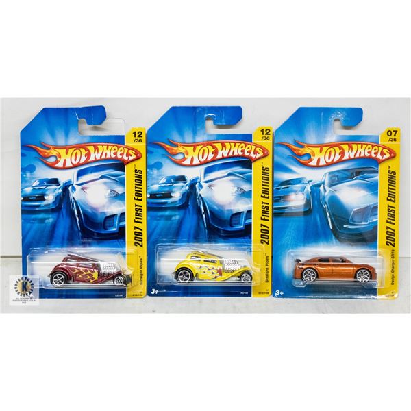 ESTATE LOT OF 3 UNSEARCHED HOTWHEELS