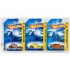 Image 1 : ESTATE LOT OF 3 UNSEARCHED HOTWHEELS