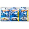 Image 1 : ESTATE LOT OF 3 UNSEARCHED HOTWHEELS