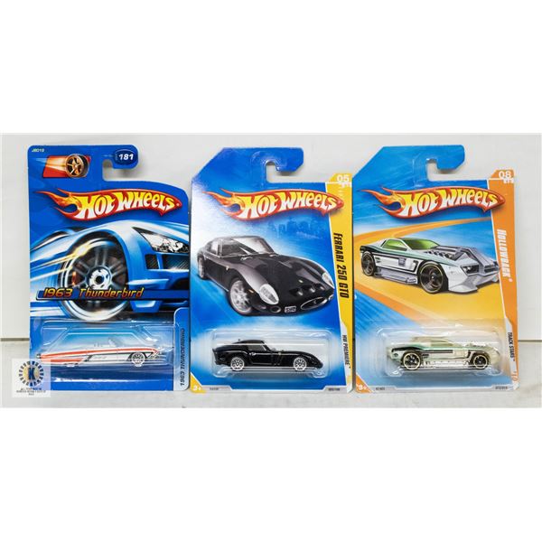 ESTATE LOT OF 3 UNSEARCHED HOTWHEELS