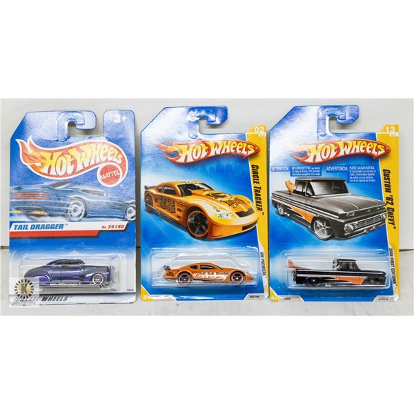 ESTATE LOT OF 3 UNSEARCHED HOTWHEELS