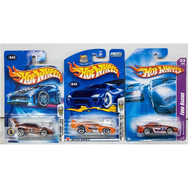 ESTATE LOT OF 3 UNSEARCHED HOTWHEELS