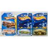 Image 1 : ESTATE LOT OF 3 UNSEARCHED HOTWHEELS