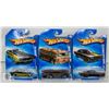 Image 1 : ESTATE LOT OF 3 UNSEARCHED HOTWHEELS