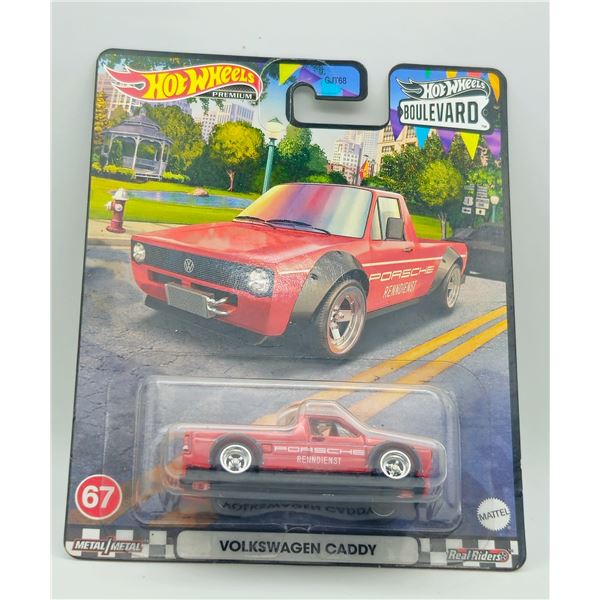 HOT WHEELS PREMIUM BOULEVARD VOLKSWAGEN CADDY RED