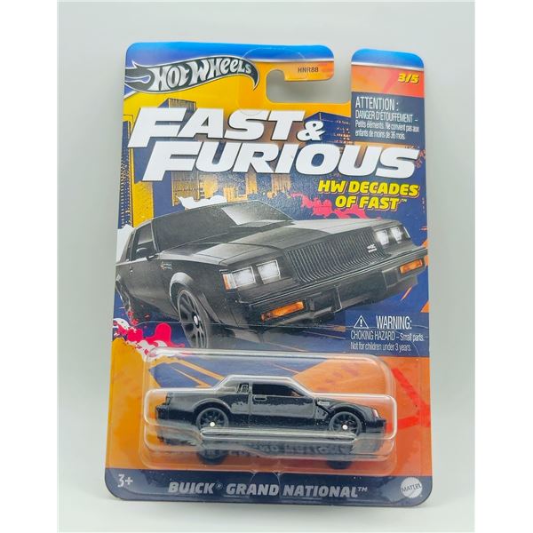 HOT WHEELS FAST & FURIOUS BUICK GRAND NATIONAL