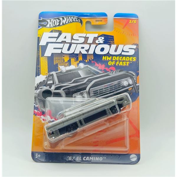 HOT WHEELS FAST & FURIOUS 67 EL CAMINO DECADES