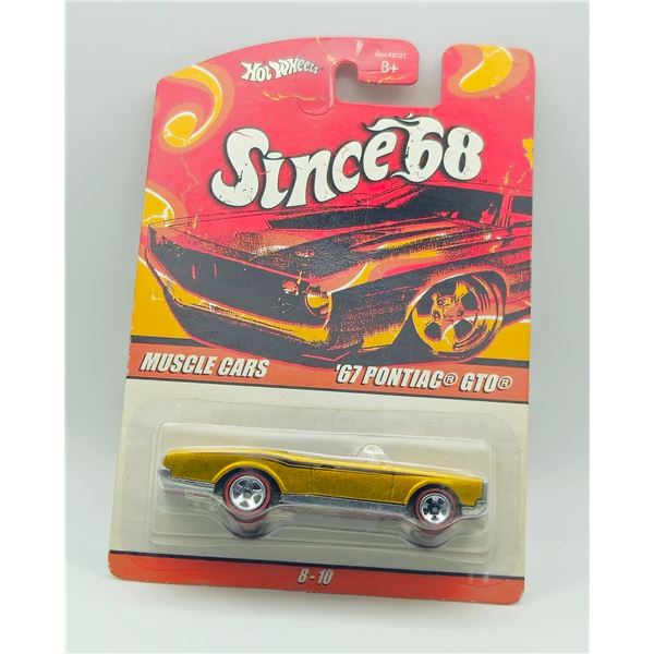 HOT WHEELS SINCE 68 MUSCLE CARS 67 PONTIAC GTO