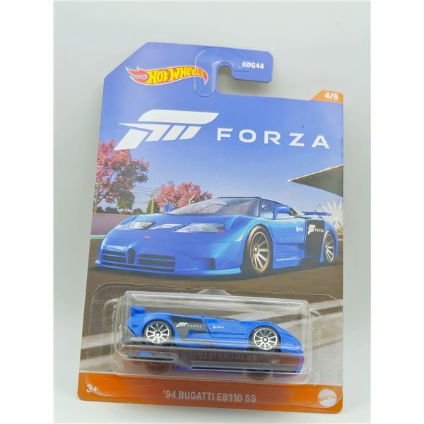 HOT WHEELS FORZA 94 BUGATTI EB110 SS BLUE HLK26