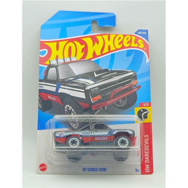 HOT WHEELS TREASURE HUNT 87 DODGE D100 BLACK