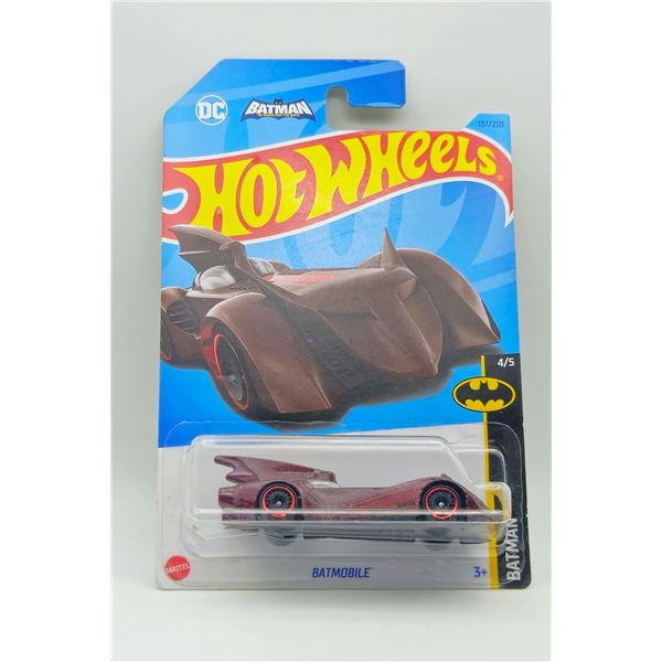 HOT WHEELS BATMAN BATMOBILE MAROON HKG98