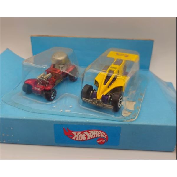 2 HOT WHEELS SEALED RED BARON REDLINE & SHOCK