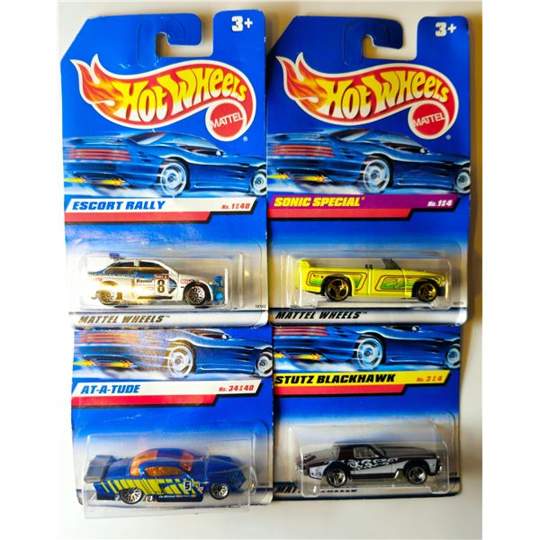 4 HOT WHEELS 1998 RELEASE AT-A-TUDE, STUTZ